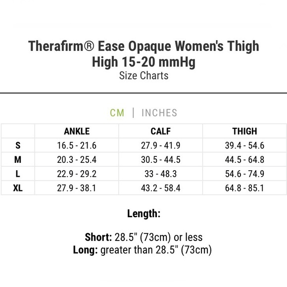 EASE by Therafirm Opaque Thigh Highs NWT in Khaki XL Long - Picture 8 of 8